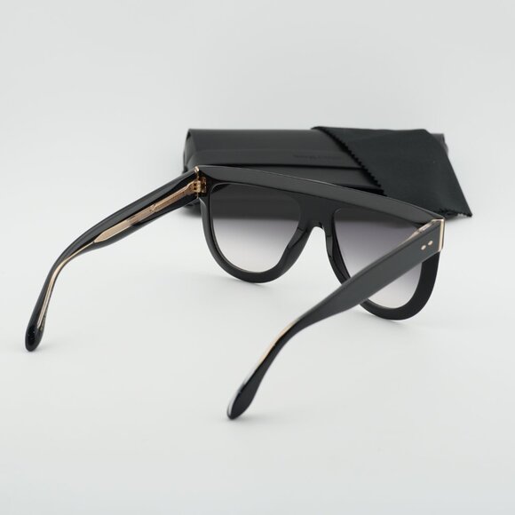 Isabel Marant IM 0075/S 0807 9O Aviator Sunglasses - Black/Grey main image 8